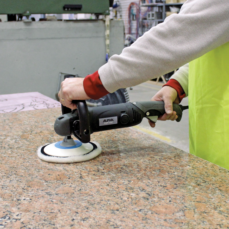 Alpha Tools VDP-700 120V Variable Speed Rotary Polisher Buffing granite