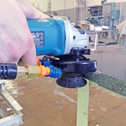 Alpha Professional Tools Wet Blade Cutting Kit for Converting Dry Grinders In use with a profiler