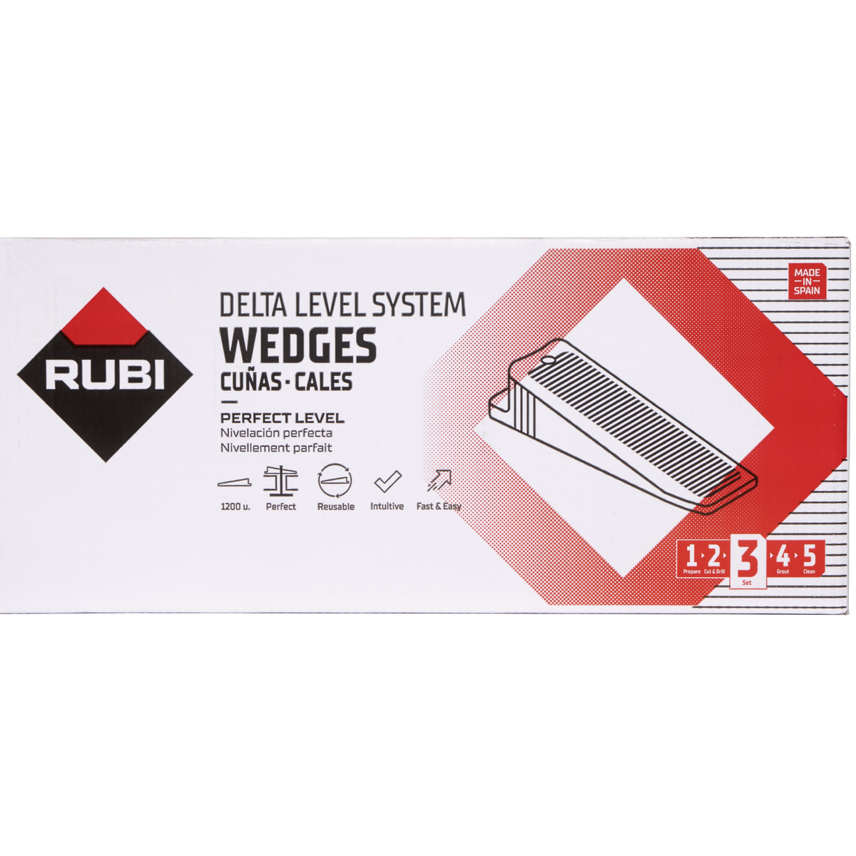 RUBI DELTA Tile Leveling Wedges
