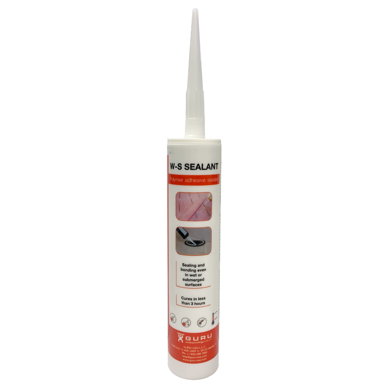 GURU USA W-S Sealant — Waterproof High-Performance MS Polymer Adhesive