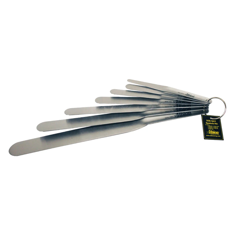 Albion 7-Piece Streamline Caulk Spatula Set