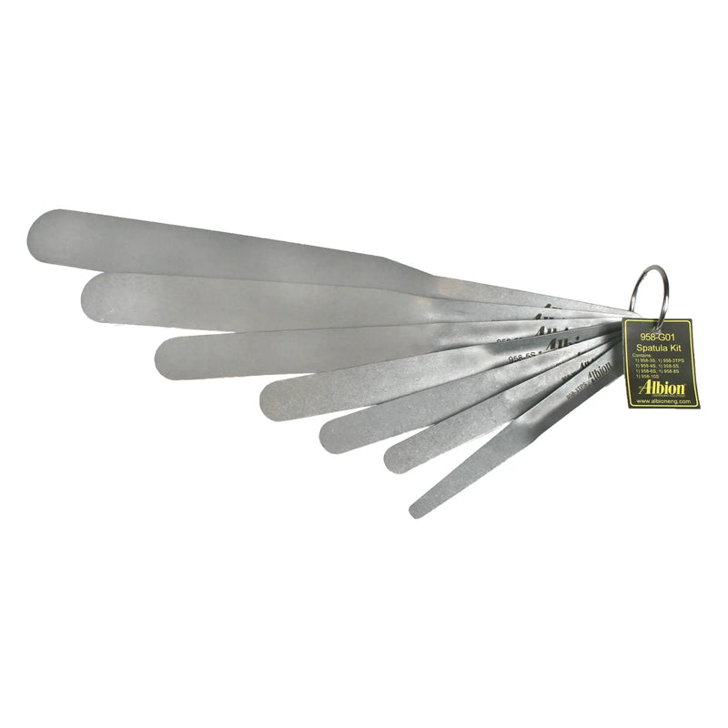 Albion 7-Piece Streamline Caulk Spatula Set