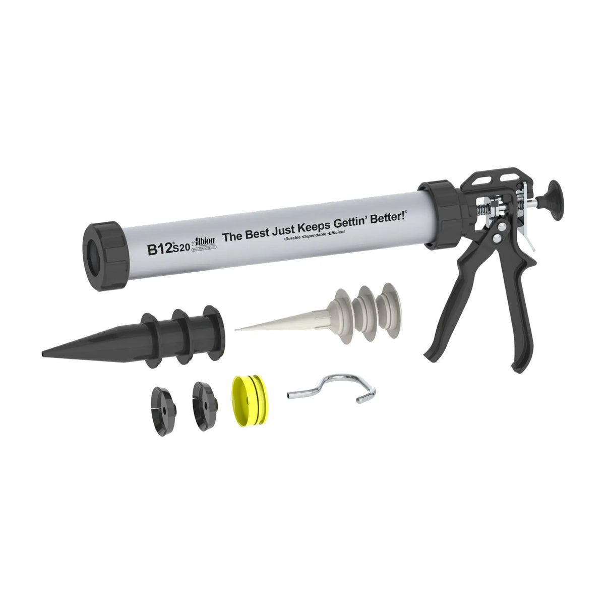Albion B12S20 20 oz B-Line Manual Sausage Gun - 12:1 Drive