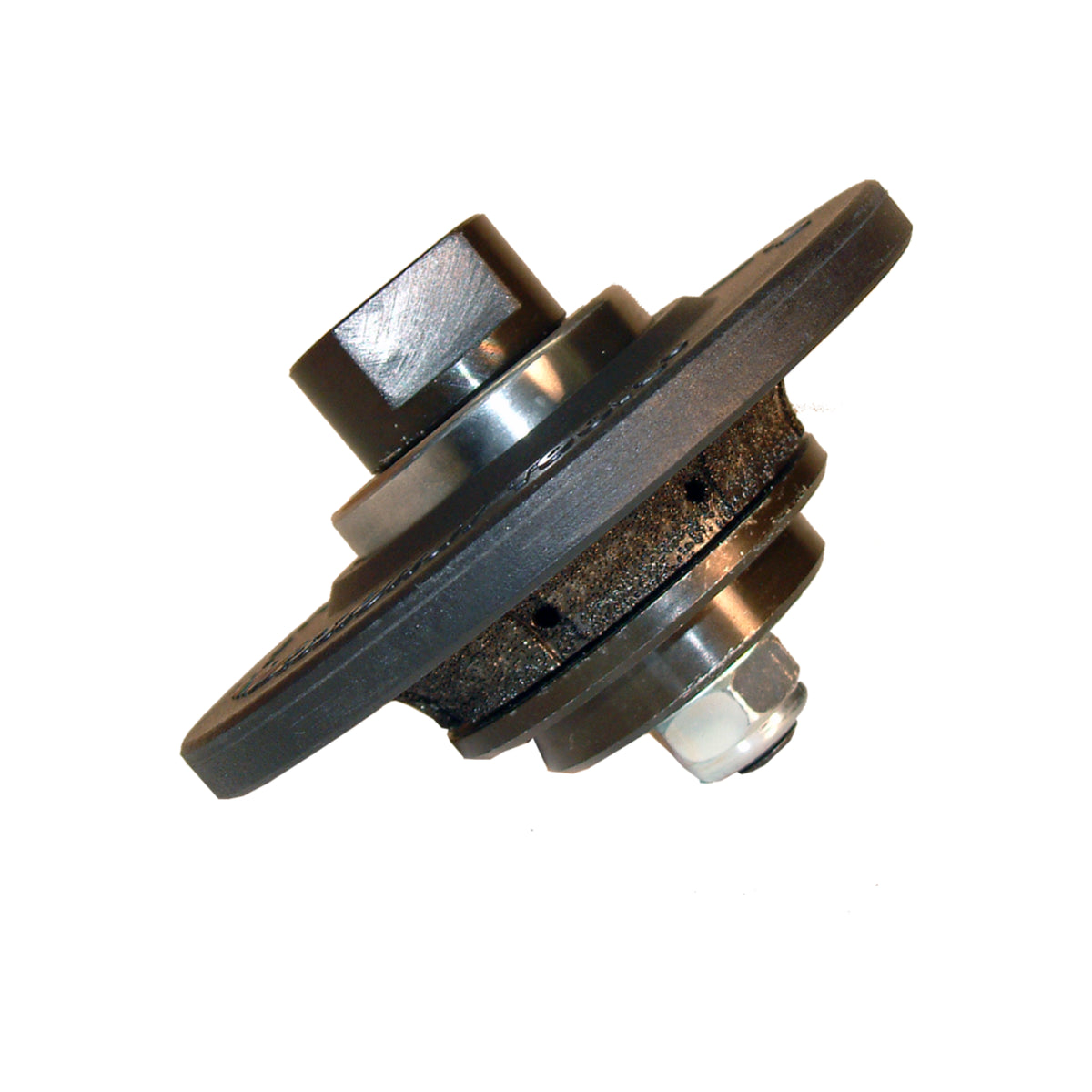 alpha 1/2 inch profiler b-series demi bullnose wheel on a white background