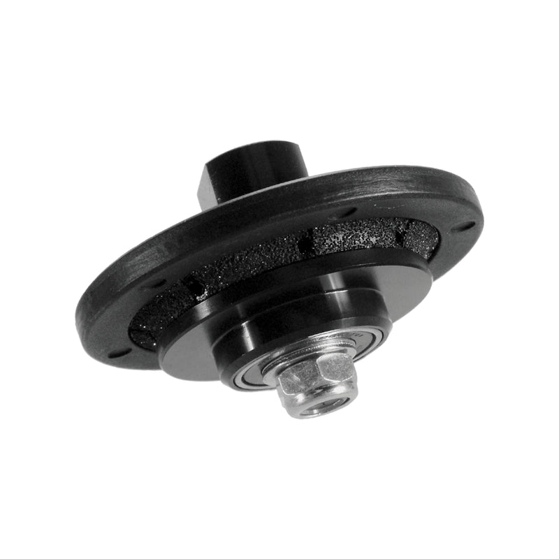alpha 3/16 inch profiler b-series demi bullnose wheel on a white background