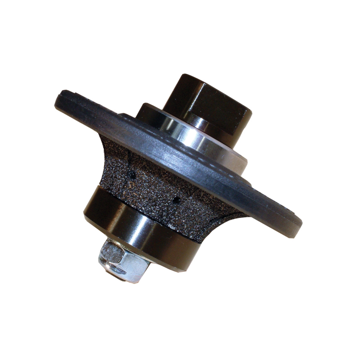 alpha 3/4 inch profiler b-series demi bullnose wheel on a white background