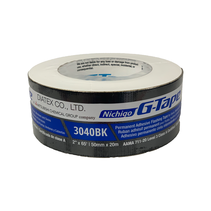 Alpha Tools 3040 Series High Adhesion Acrylic Flashing Nichigo G-Tape, 2"x65'
