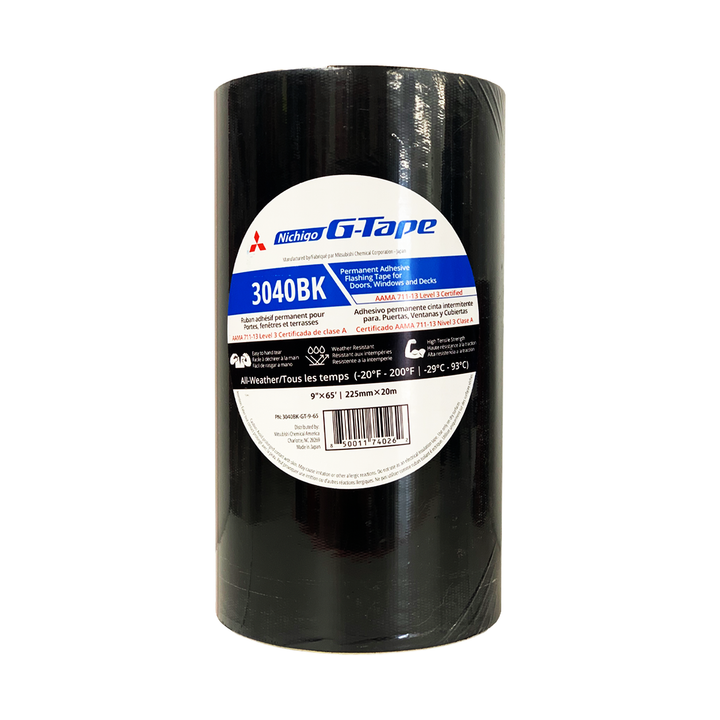 Alpha Tools 3040 Series High Adhesion Acrylic Flashing Nichigo G-Tape, 9"x65'