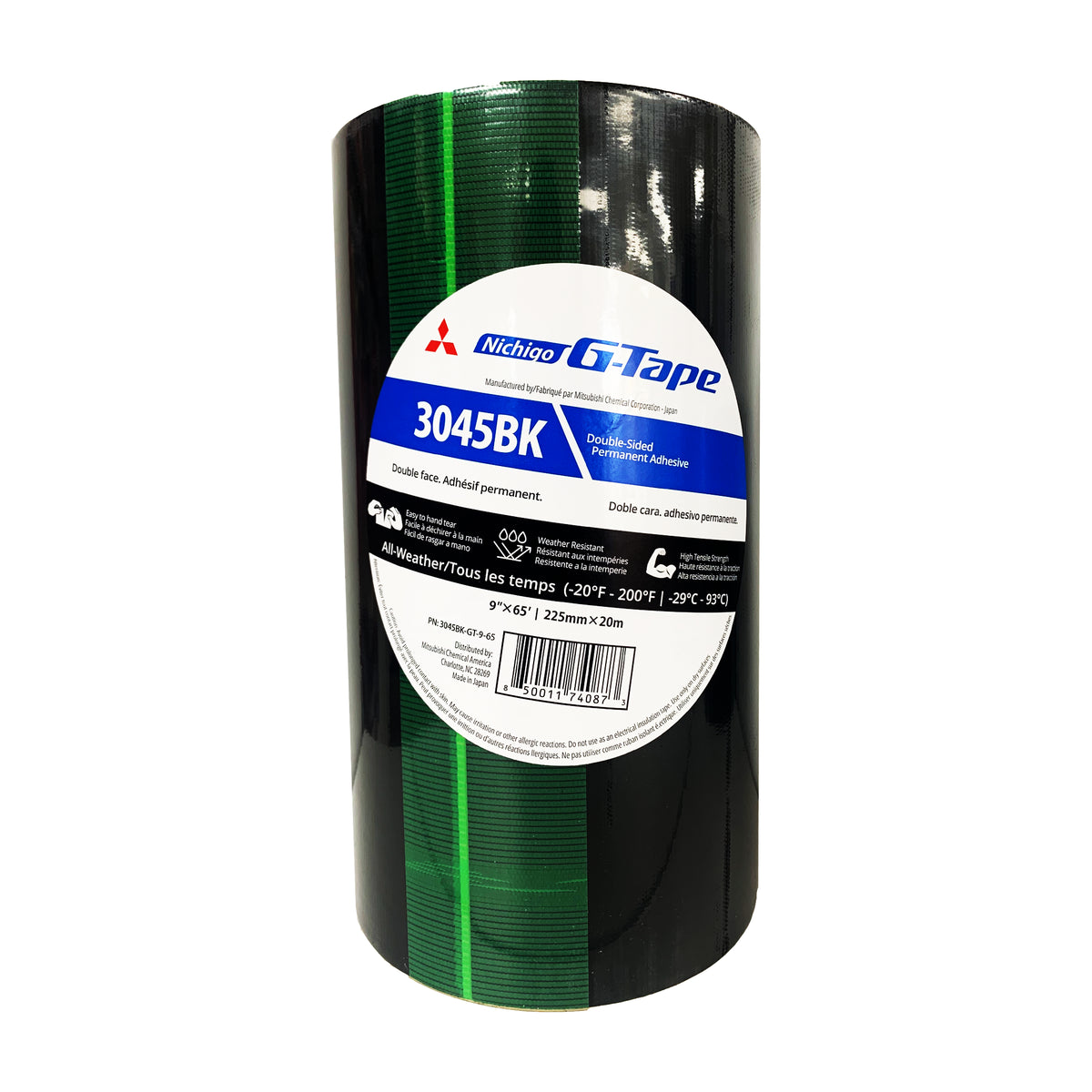 Roll of 9 inch 3045 Nichigo Gatorade tape on a white background