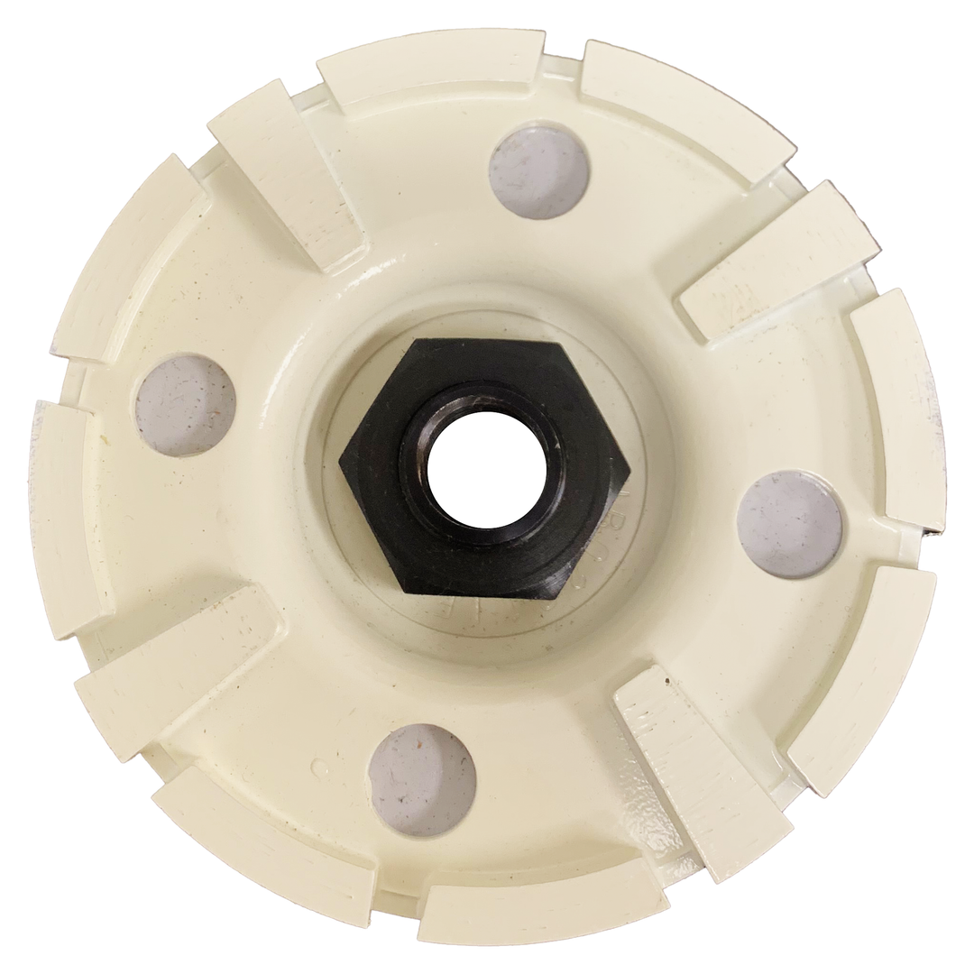 Alpha Professional Tools 4" Dry Diamond Grinding and Shaping Wheel, Bottom