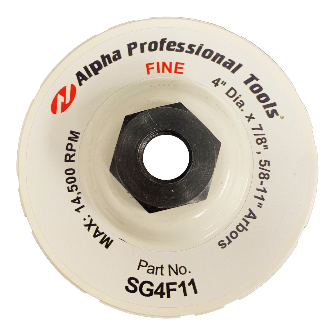 Alpha Professional Tools 4" Dry Diamond Grinding and Shaping Wheel, Top