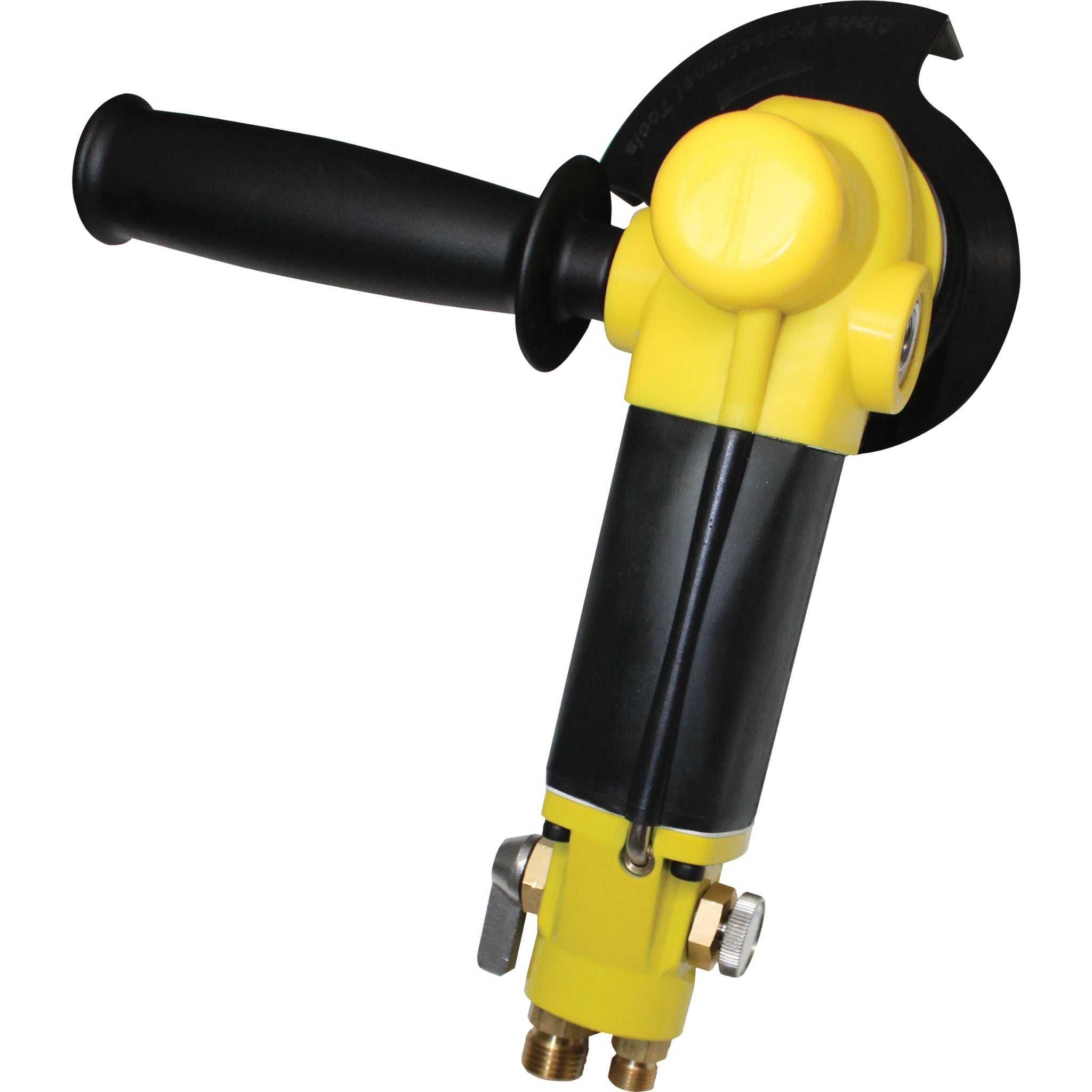 Black and yellow AIR-830 Polisher on a white background