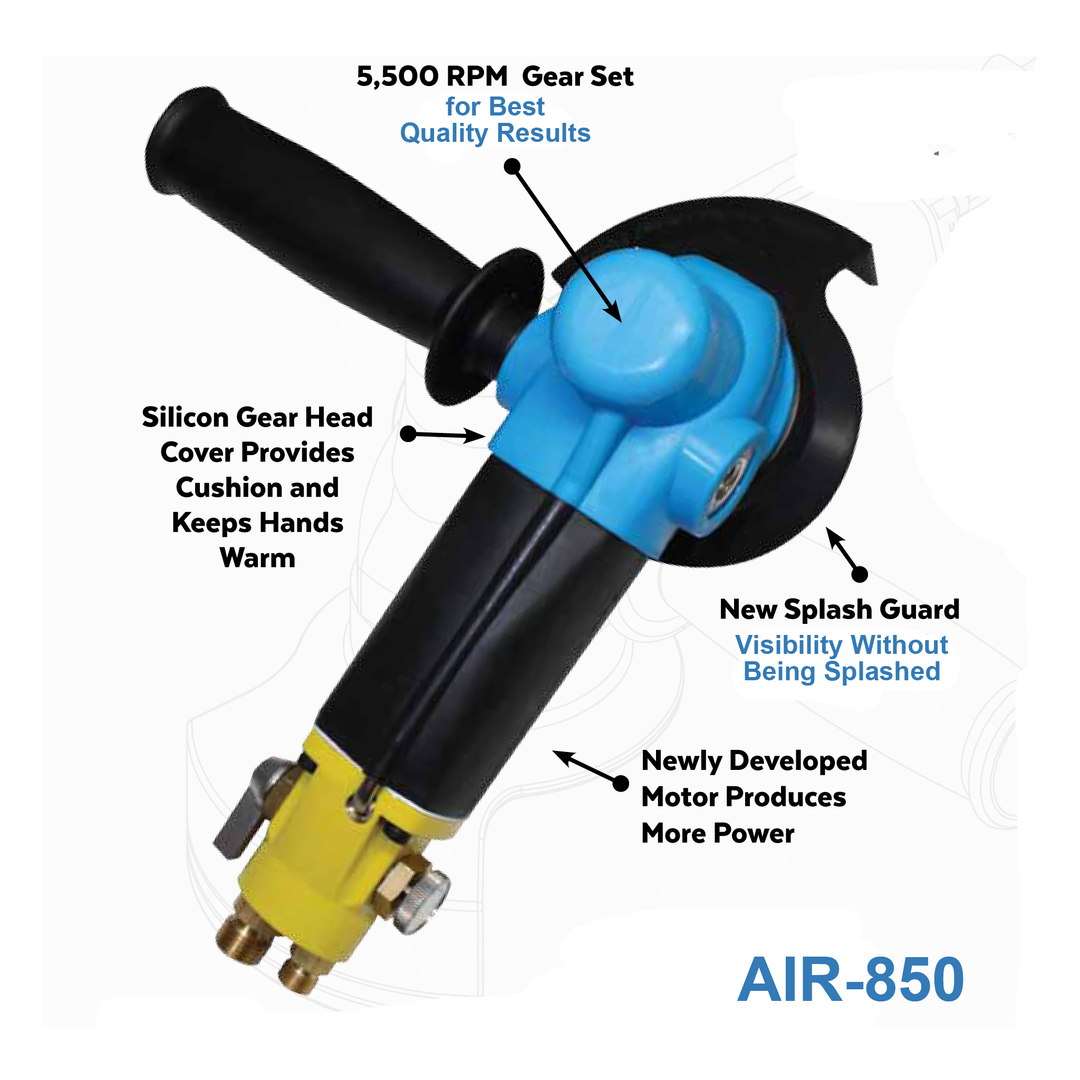 Alpha Tools AIR-850 High Performance Pneumatic Polisher Specs