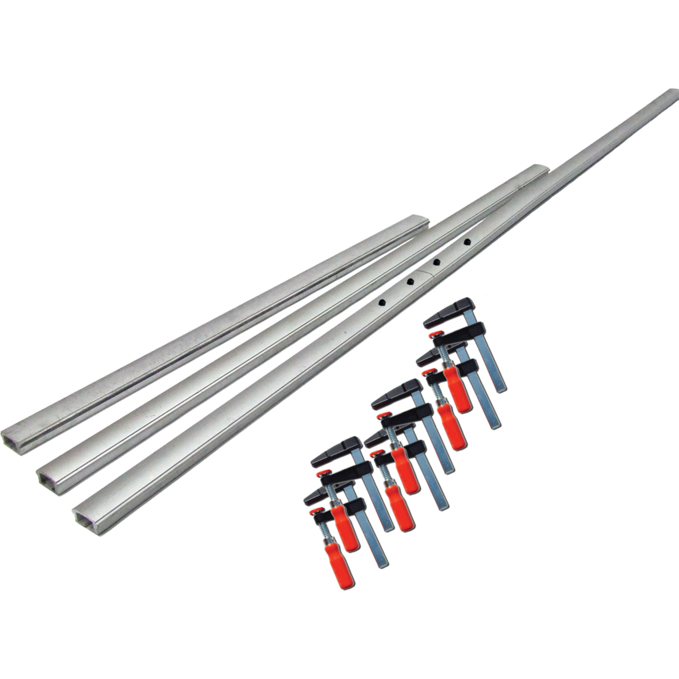 Alpha Tools Aluminum Guide Rail System for AWS-125/ESC-125/PSC-150 Stone Cutters