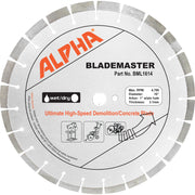 Alpha BladeMaster Diamond Blades for Concrete