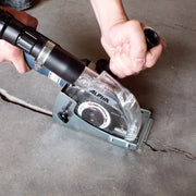 Alpha ecoguard type w5 dust collection cover collecting dust from crack chasing