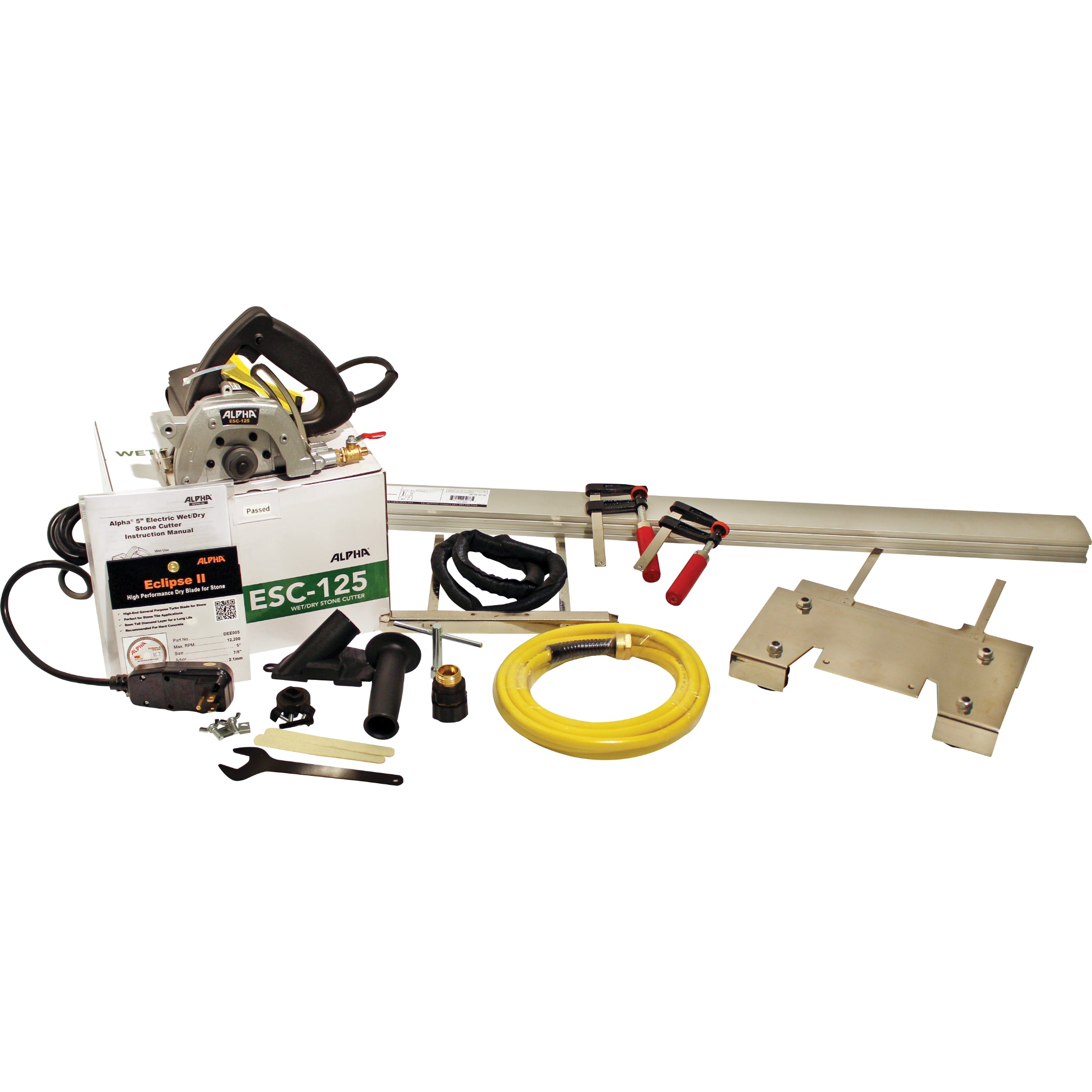 Alpha esc-125 countertop trim kit on a white background