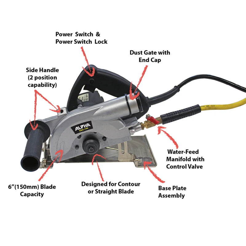 Alpha ESC-150/250 Electric Wet/Dry Stone Cutter