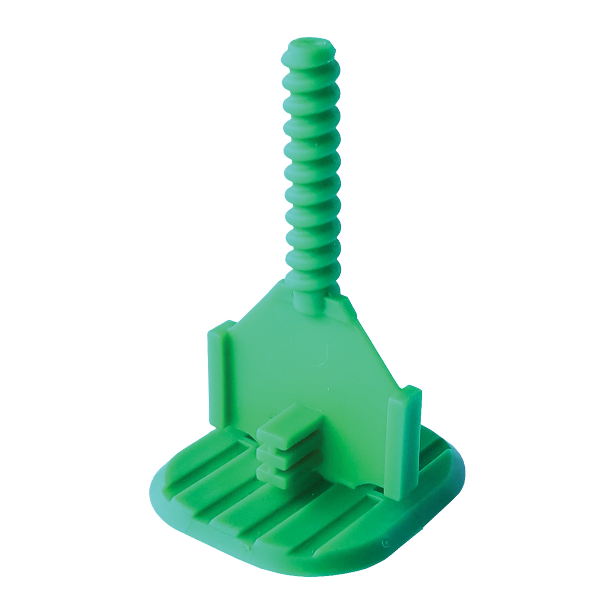 Alpha EZ click tile leveling system 4mm T-Base on a white background