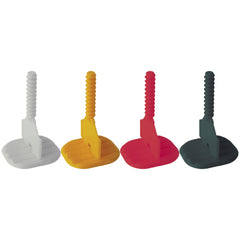 Alpha EZ click tile leveling system linear bases on a white background