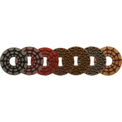 Alpha GEM-V Polishing Pads on a white background