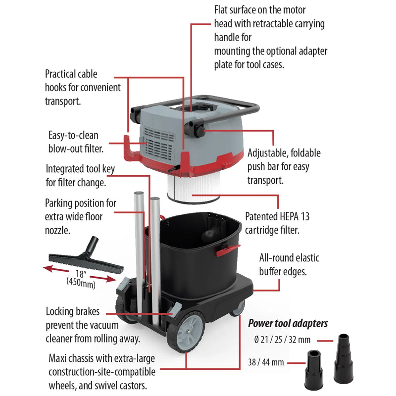 Alpha HEPA Wet/Dry Vacuum
