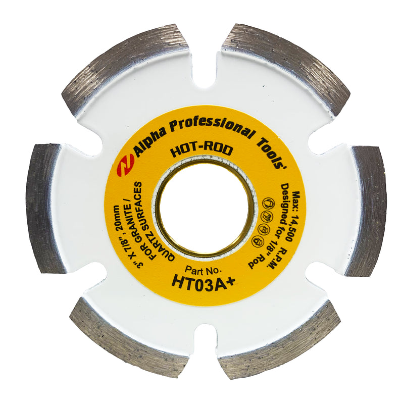 Alpha Professional Tools diamond cutting wheel on a white background