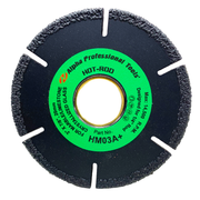 Alpha Professional Tools Hot-Rod Wet/Dry Channel Cutting Blade for Marble with 1/4" Rod.