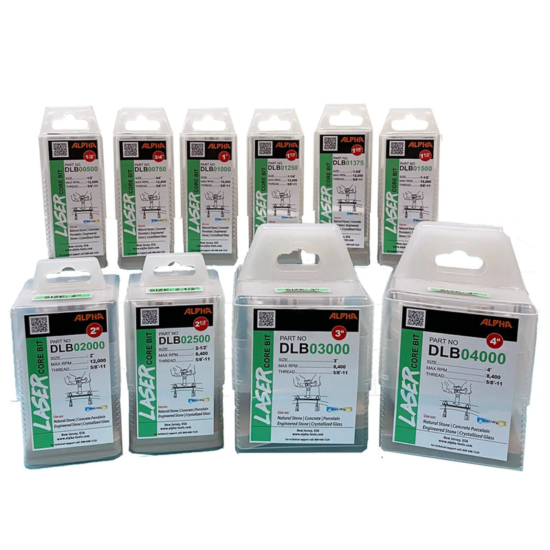 Alpha Laser Core Bits