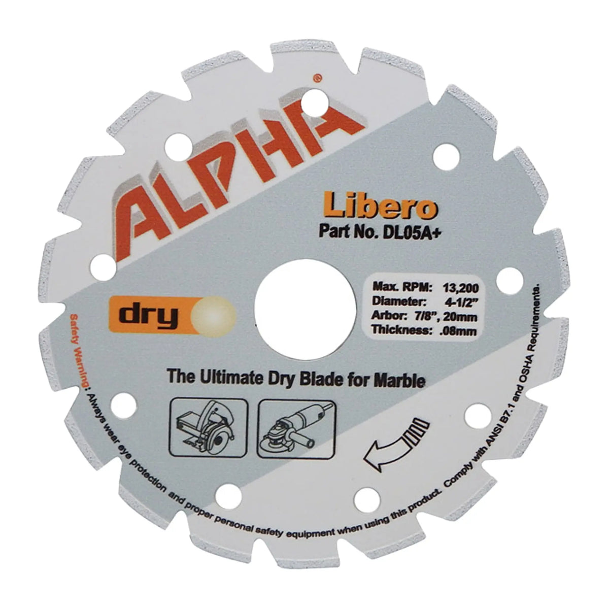 Alpha Libero Electroplated Diamond Blades