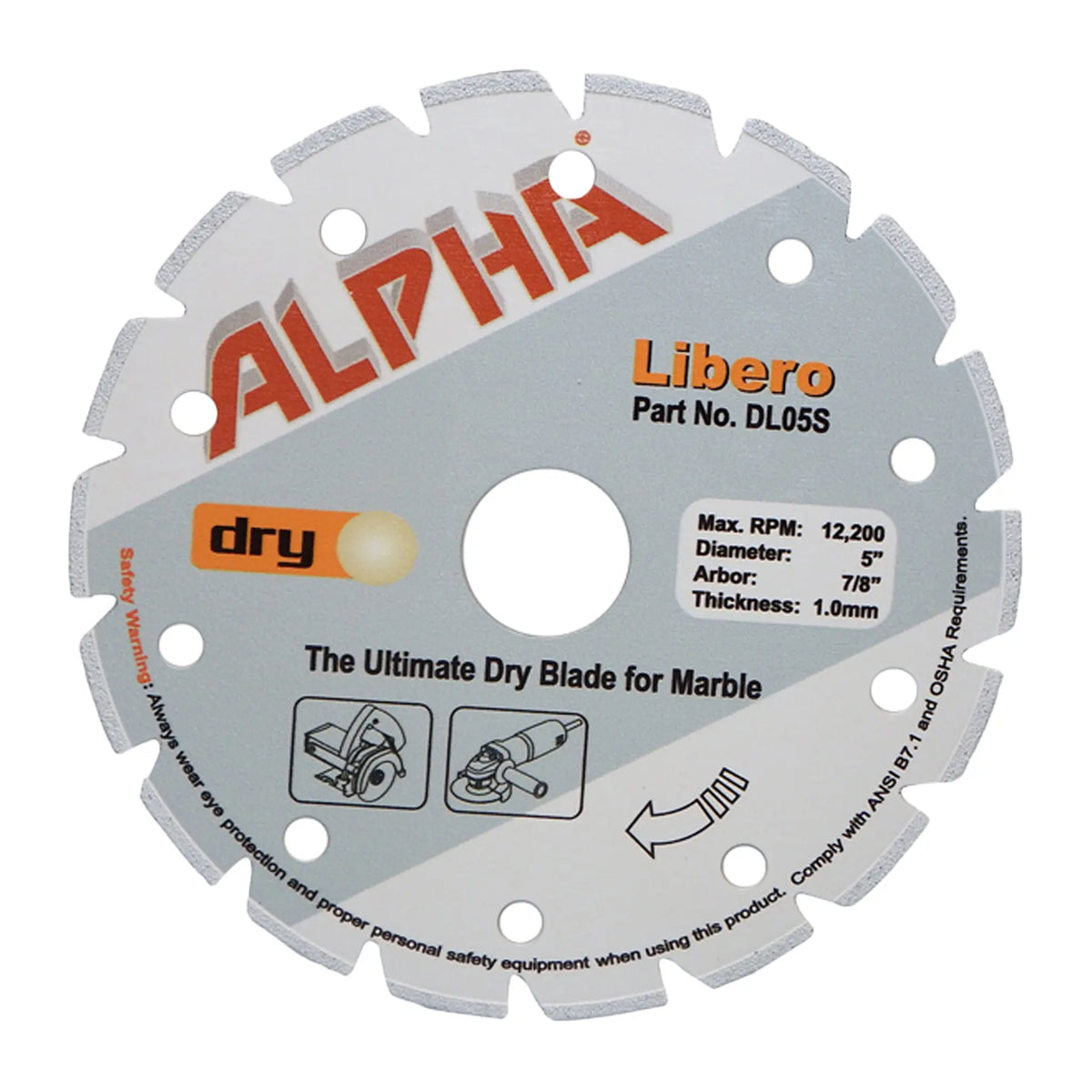 Alpha Libero Electroplated Diamond Blades