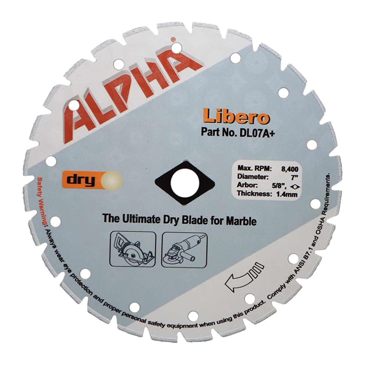 Alpha Libero Electroplated Diamond Blades