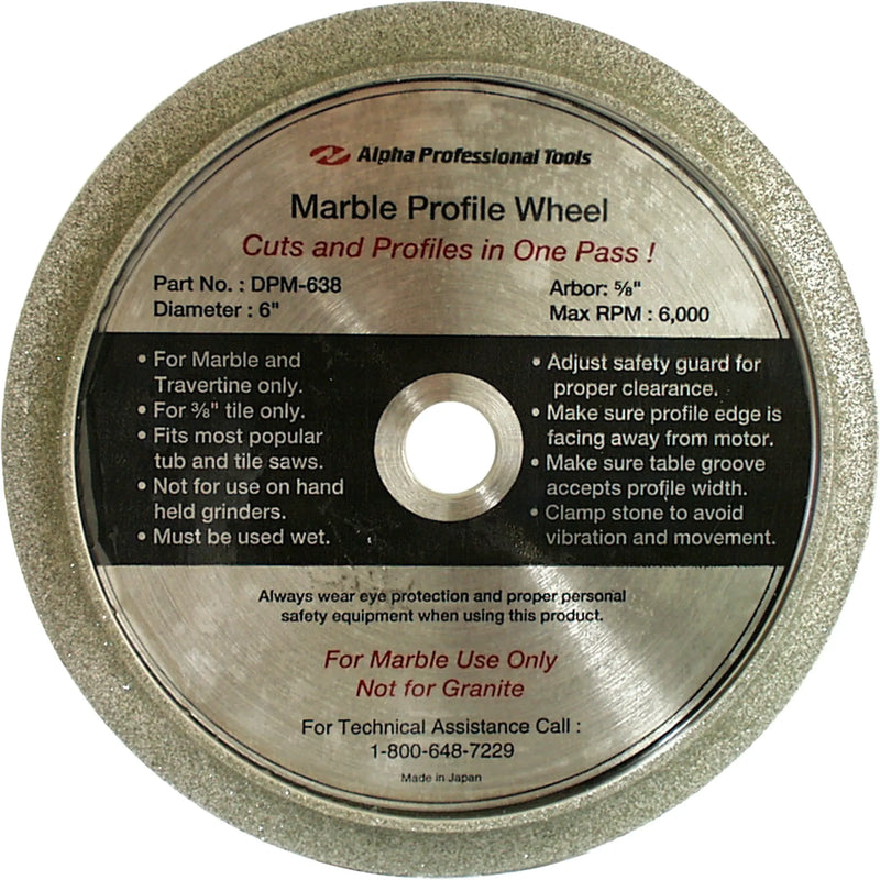 Alpha Marble Profile Wheel