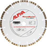 Alpha Professional Tools MasonMaster Diamond Blade, 9 Inch