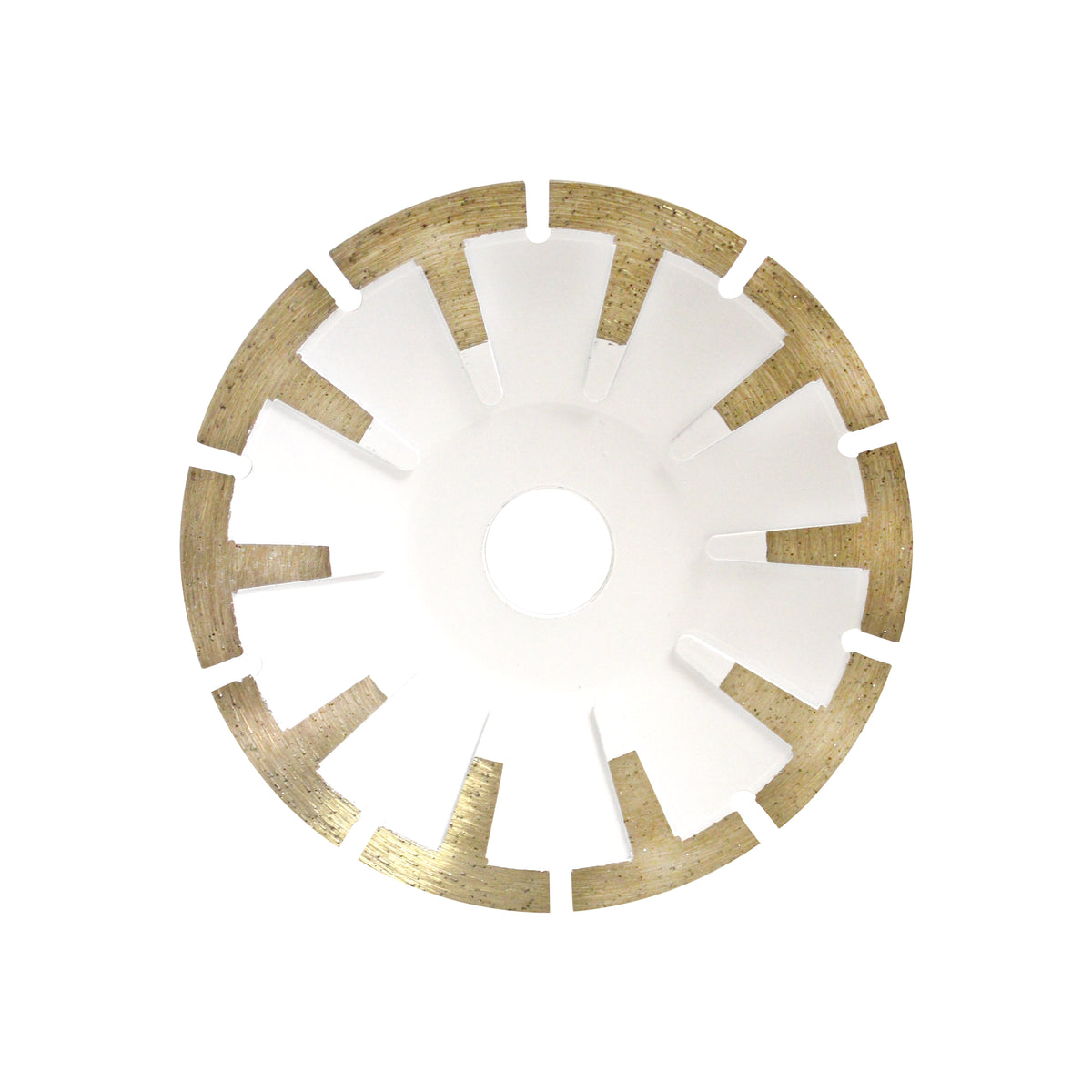 Alpha porcelain contour blade back on a white background