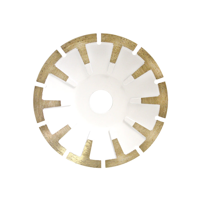 Alpha porcelain contour blade back on a white background
