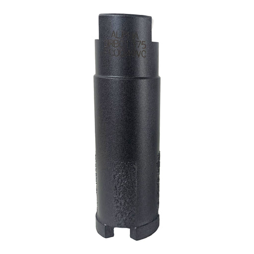 Alpha 1 3/8 inch dry core bit on a white background