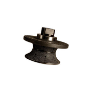 alpha profiler v-series full bullnose wheel on a white background