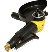 Alpha psc-600 pneumatic stone cutter bottom side on a white background