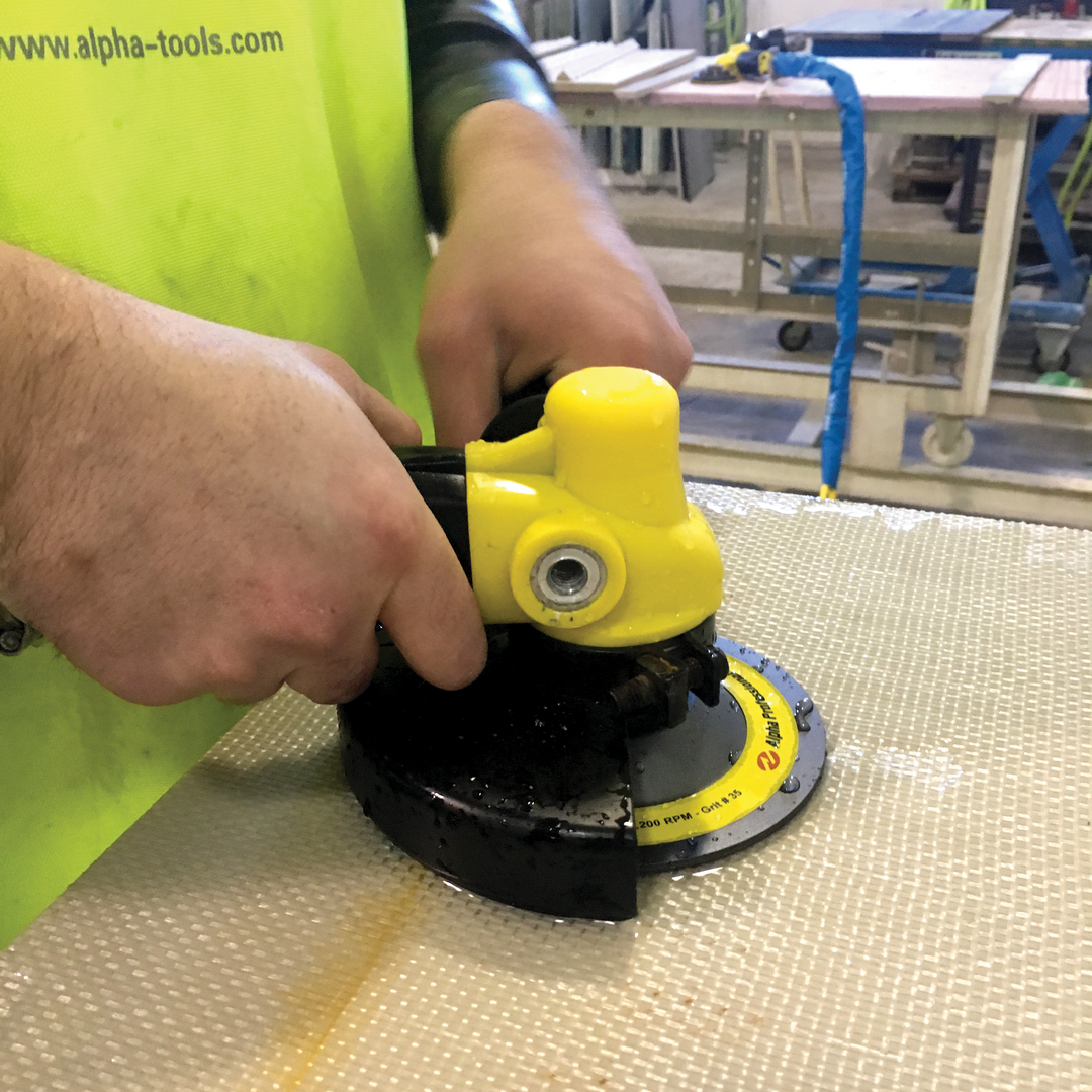 Alpha Tools 6" PSC-600 Pneumatic Stone Cutter grinding