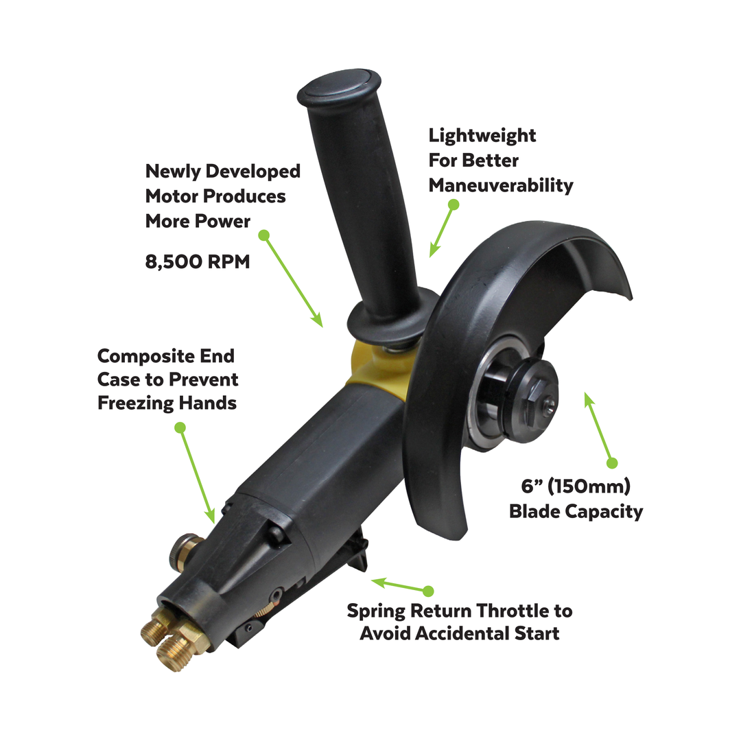Alpha Tools 6" PSC-600 Pneumatic Stone Cutter with Specs