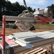 Alpha PT Cutter Diamond Blade on a Rubi Rail Saw