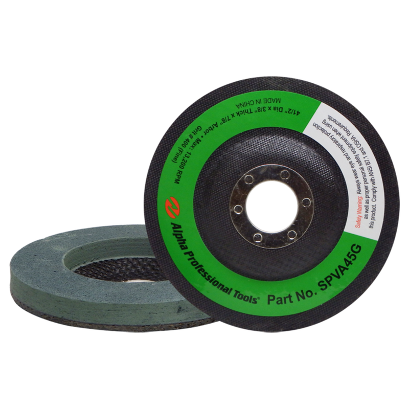 Alpha Professional Tools PVA VP Polishing Disc, 400 Grit