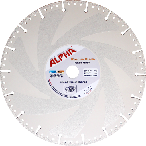 Alpha Professional Tools Rescue Blade, 9 Inch
