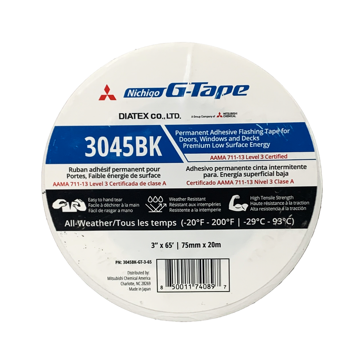 Alpha Tools 3045 Series Self-Adhering Flashing G-Tape, 3"x65'