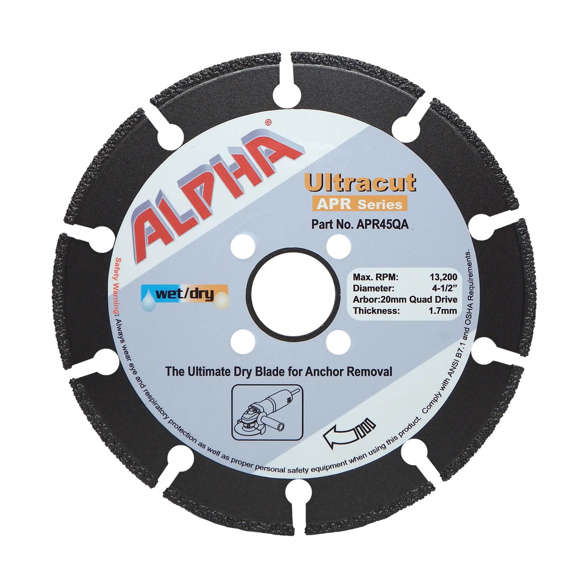 Alpha Ultracut APR Series Flush Cutting Blades