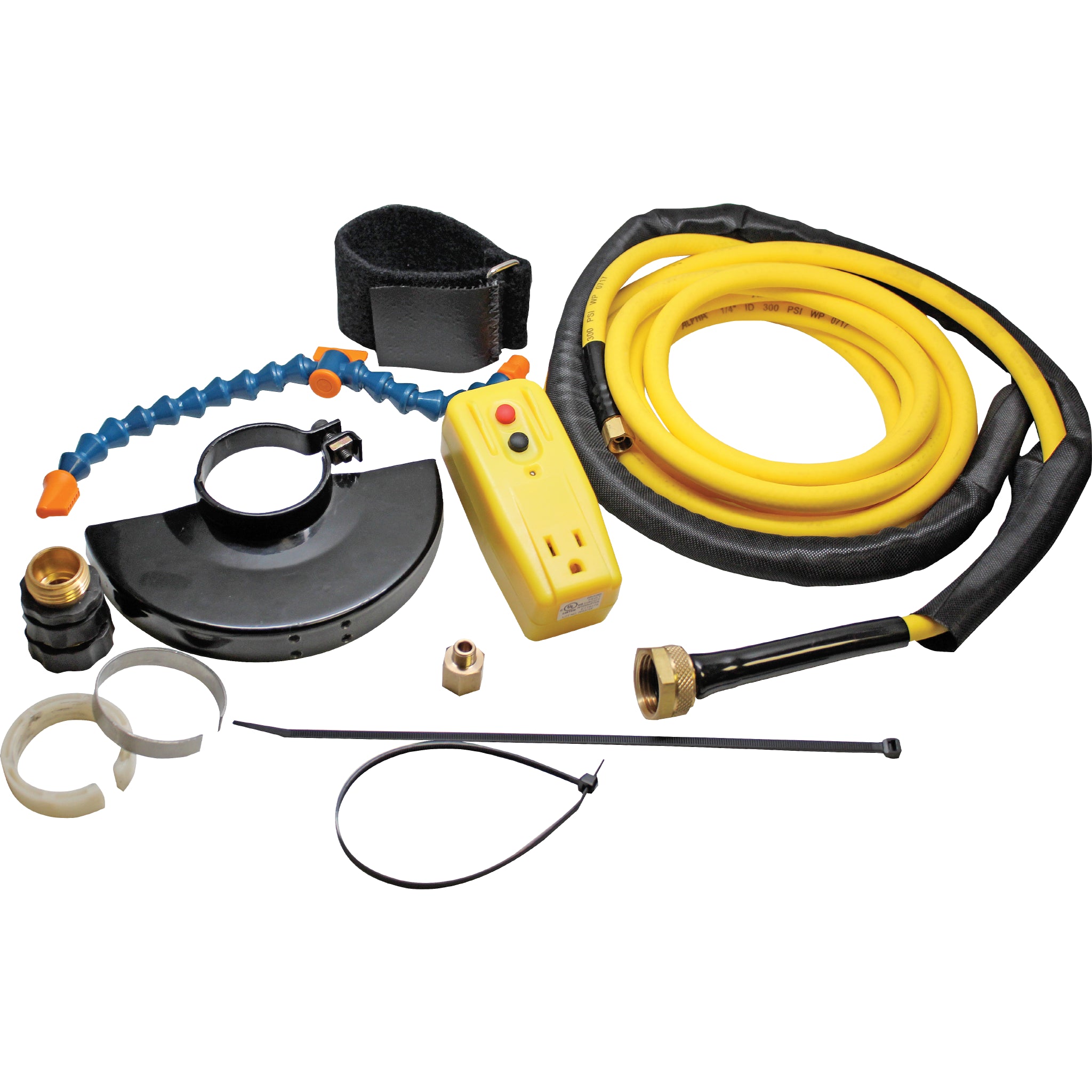 Alpha wet blade cutting kit on a white background
