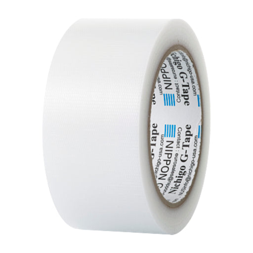 Alpha white Nichigo G-tape on a white background