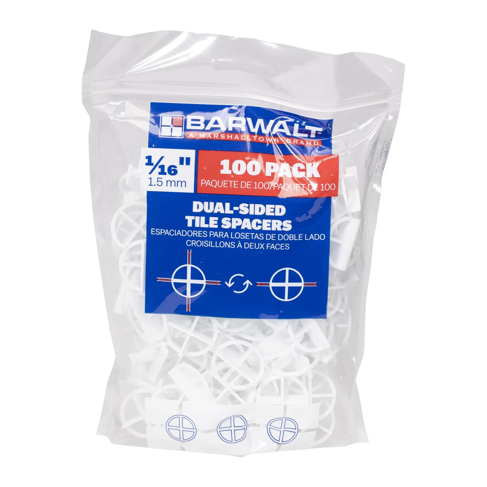 BARWALT Dual-Sided Tile Spacers