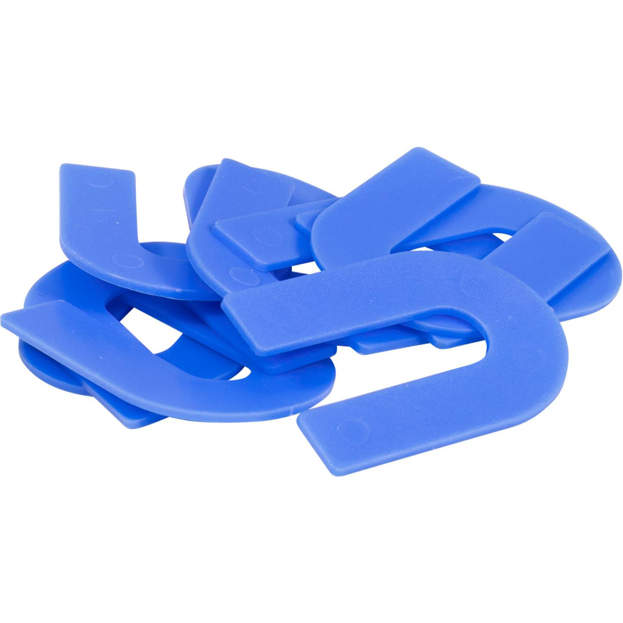 Blue Barwalt 1/16 Inch Horseshoe Shim Tile Spacers